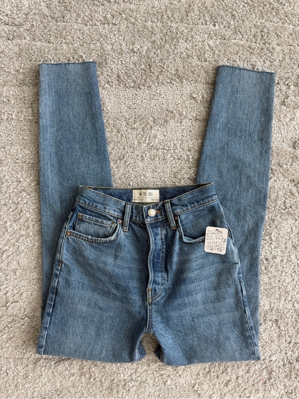 NWT Free People Size 25(24”) Skinny Jeans